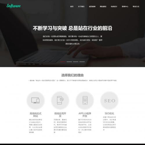 易优CMS网站建设类企业网站模板 互联网营销网站模板